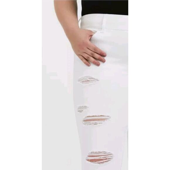 Torrid Jegging Crop Jeans Size 22 White NWT - Picture 3 of 8